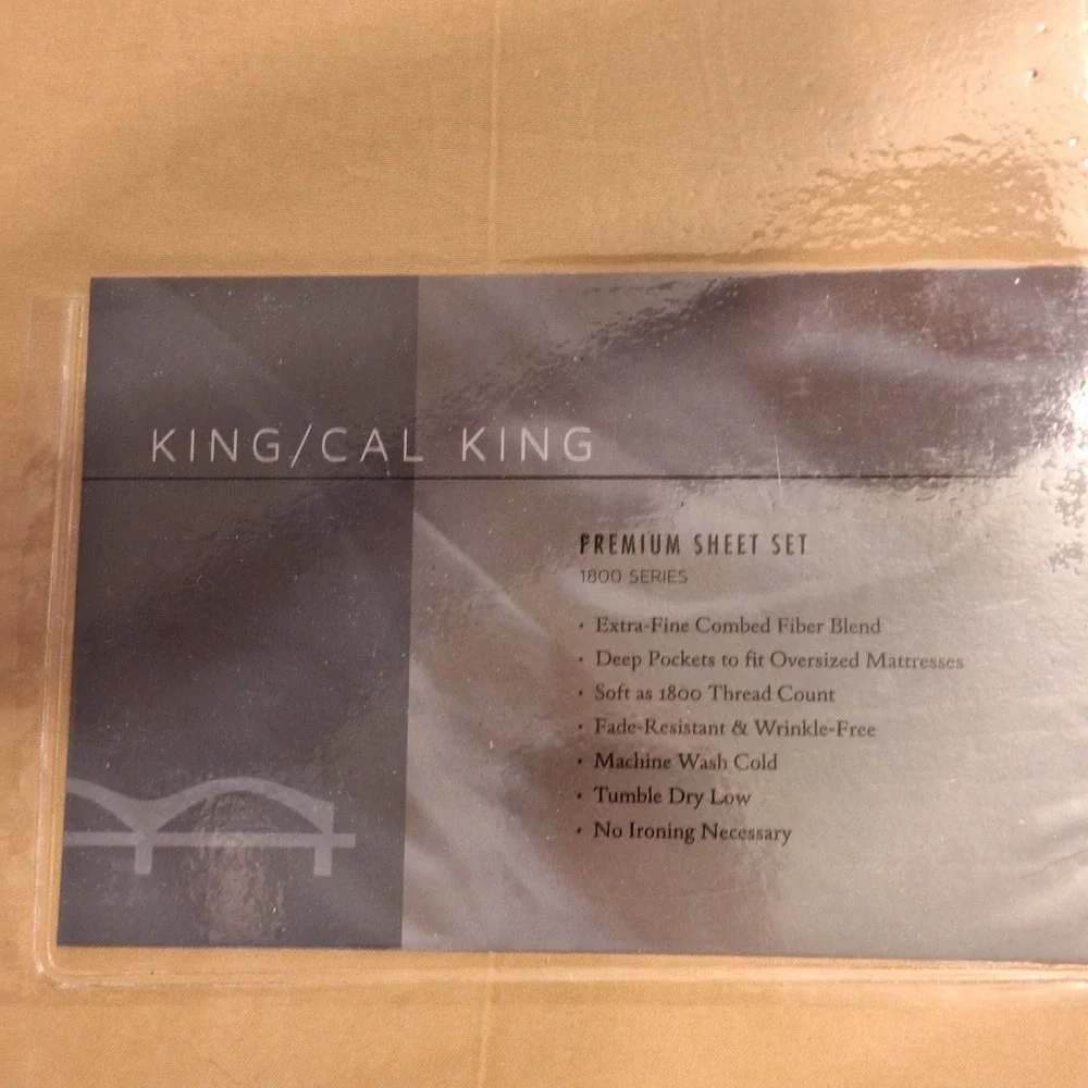 Bluff‎ City Bedding 4 Pc Premium Sheet Set Size 1800 Series King/Cal King NEW